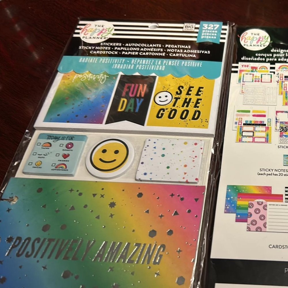 Happy Planner - Multi Accessory Pack - 327 pieces- Radiate Positivity - NEW - Picture 3 of 3